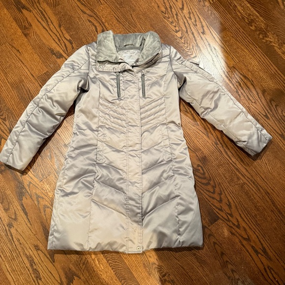ZeroXposur Women’s Winter Jacket Coat Puffer Silver Long No Hood size S - Picture 1 of 6